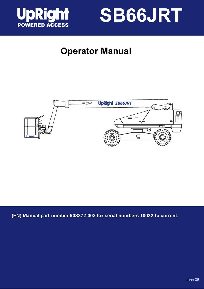 Upright Snorkel TB66J Operator's manual