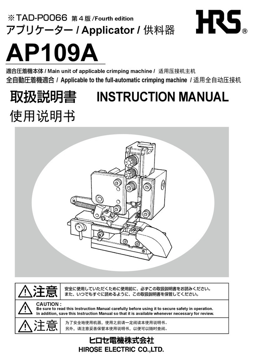 HRS AP109A User manual