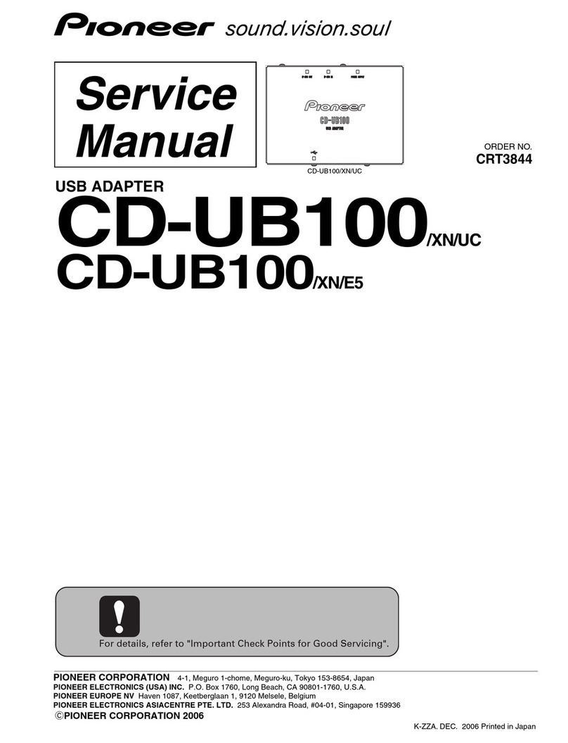 Pioneer CD-UB100/XN Service manual