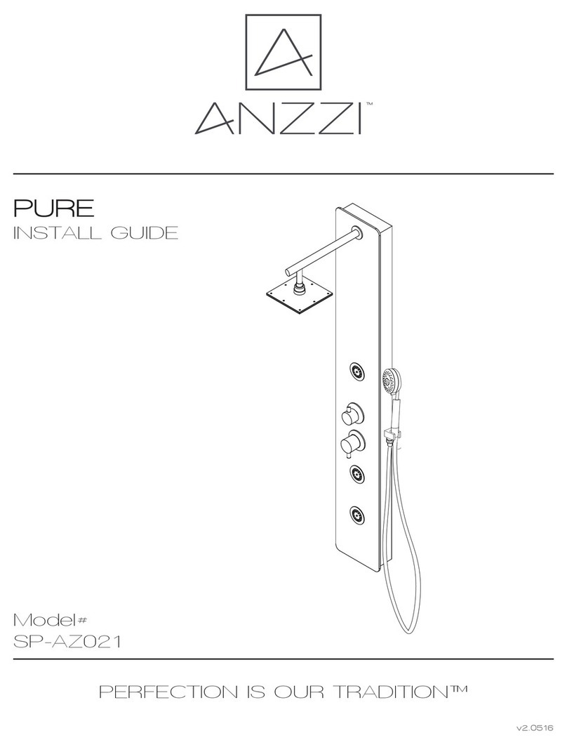Anzzi PURE SP-AZ021 User manual