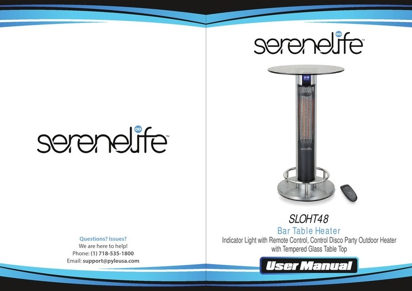 SereneLife SLOHT48 user manual