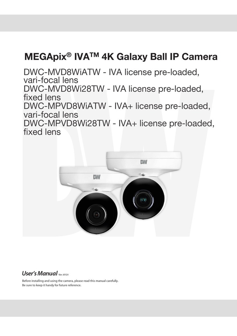 Digital Watchdog MEGApix IVA DWC-MVD8WiATW User manual