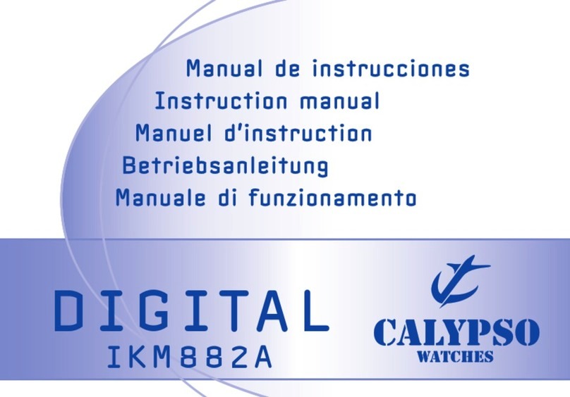 Calypso Watches DIGITAL IKM882A User manual