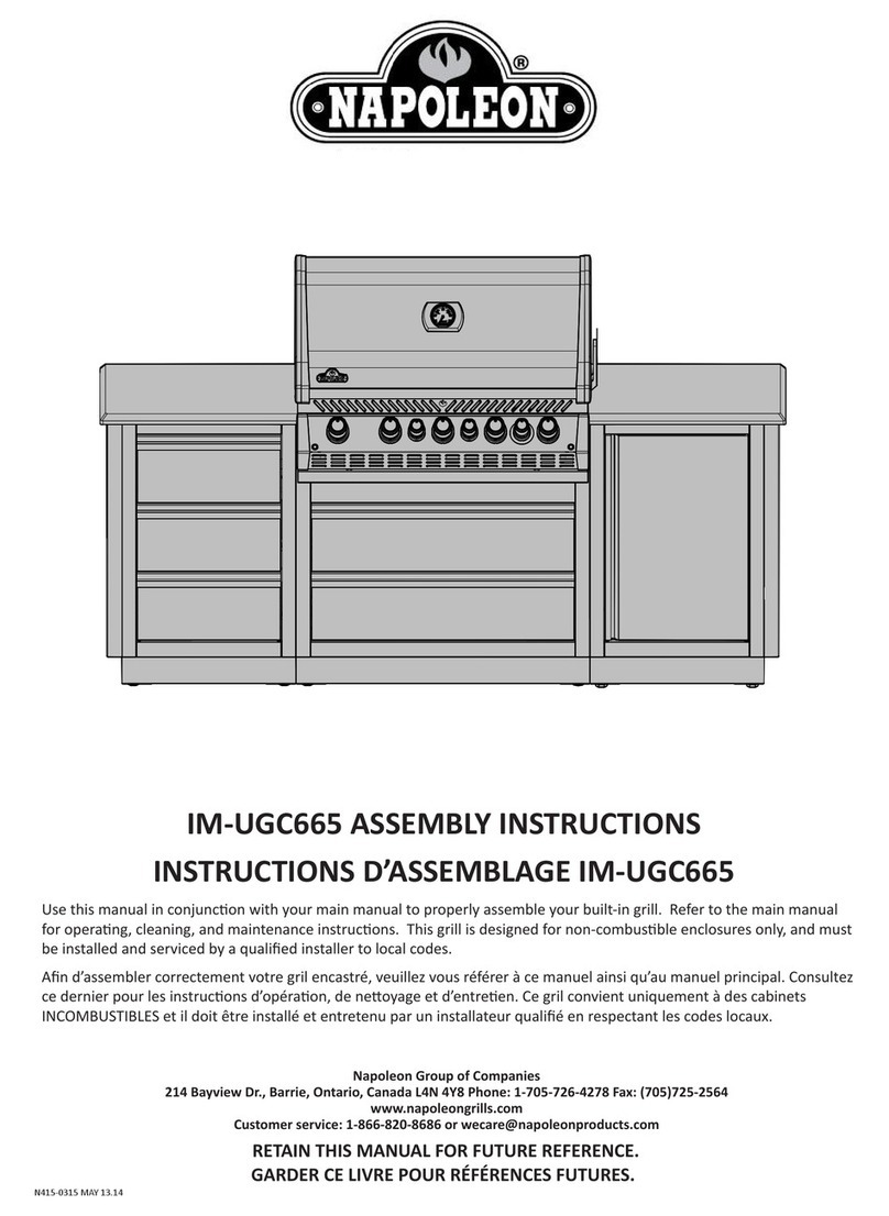 Napoleon IM-UGC665 Assembly instructions