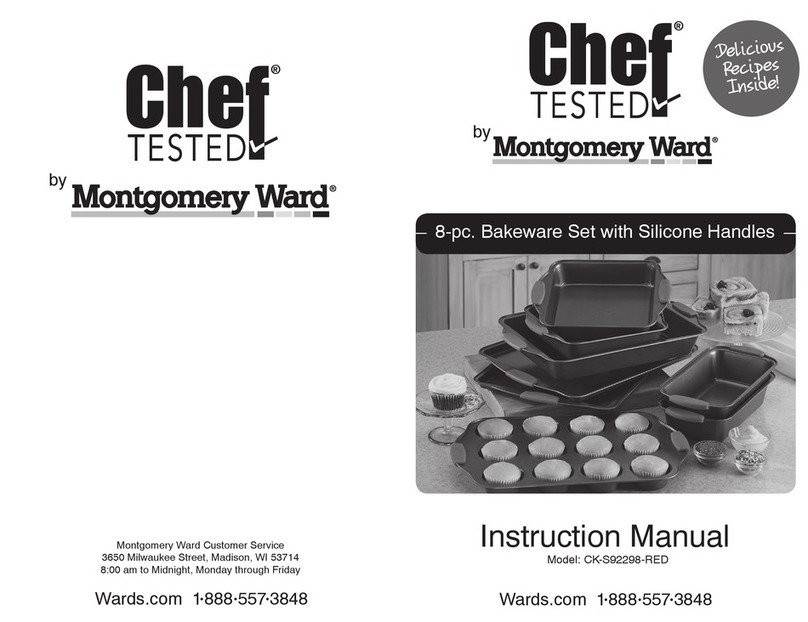 Montgomery Ward Chef Tested CK-S92298-RED instruction manual Montgomery Ward Chef Tested CK-S92298-RED instruction manual