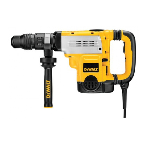 DeWalt SDS MAX D25870 User manual