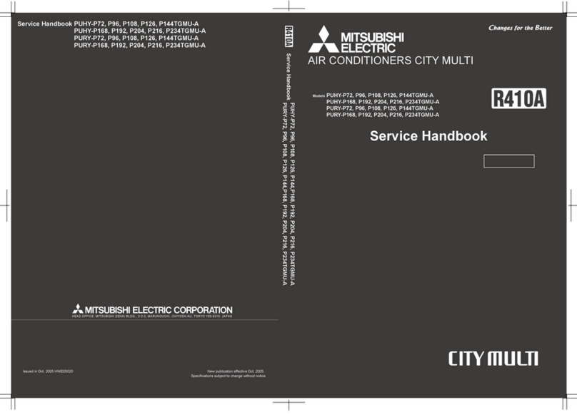 Mitsubishi Electric CITY MULTI PUHY-P108 How to use
