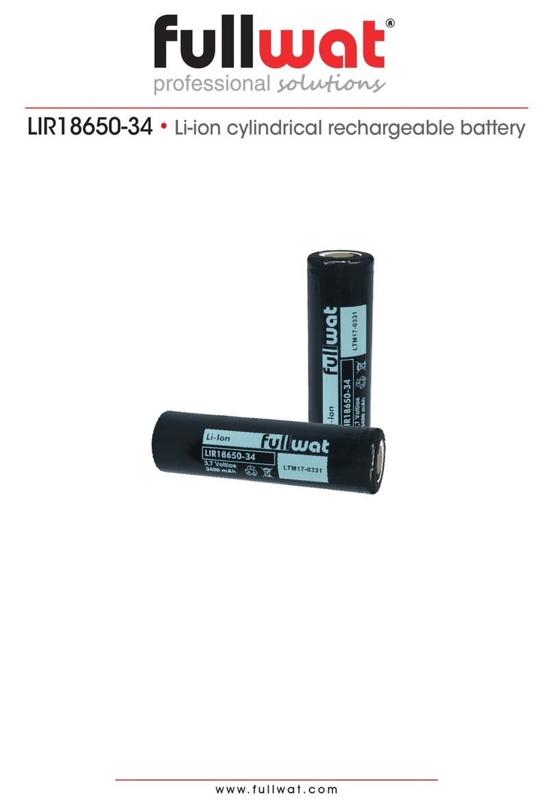 Fullwat LIR18650-34 User manual