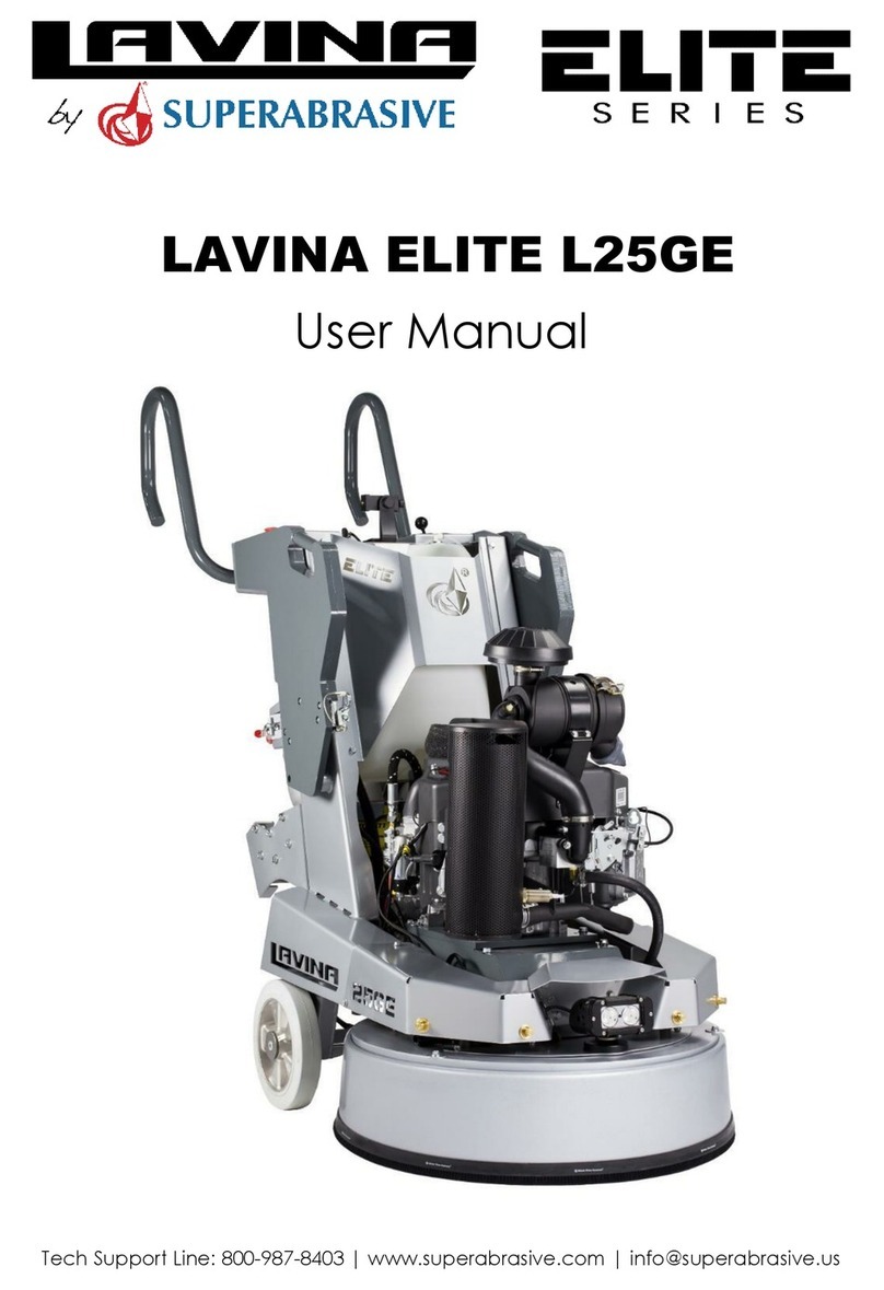 Superabrasive LAVINA ELITE L25GE user manual