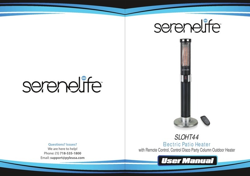 SereneLife SLOHT44 user manual