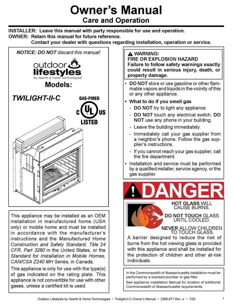 Outdoor Lifestyles TWILIGHT-II-C owner's manual