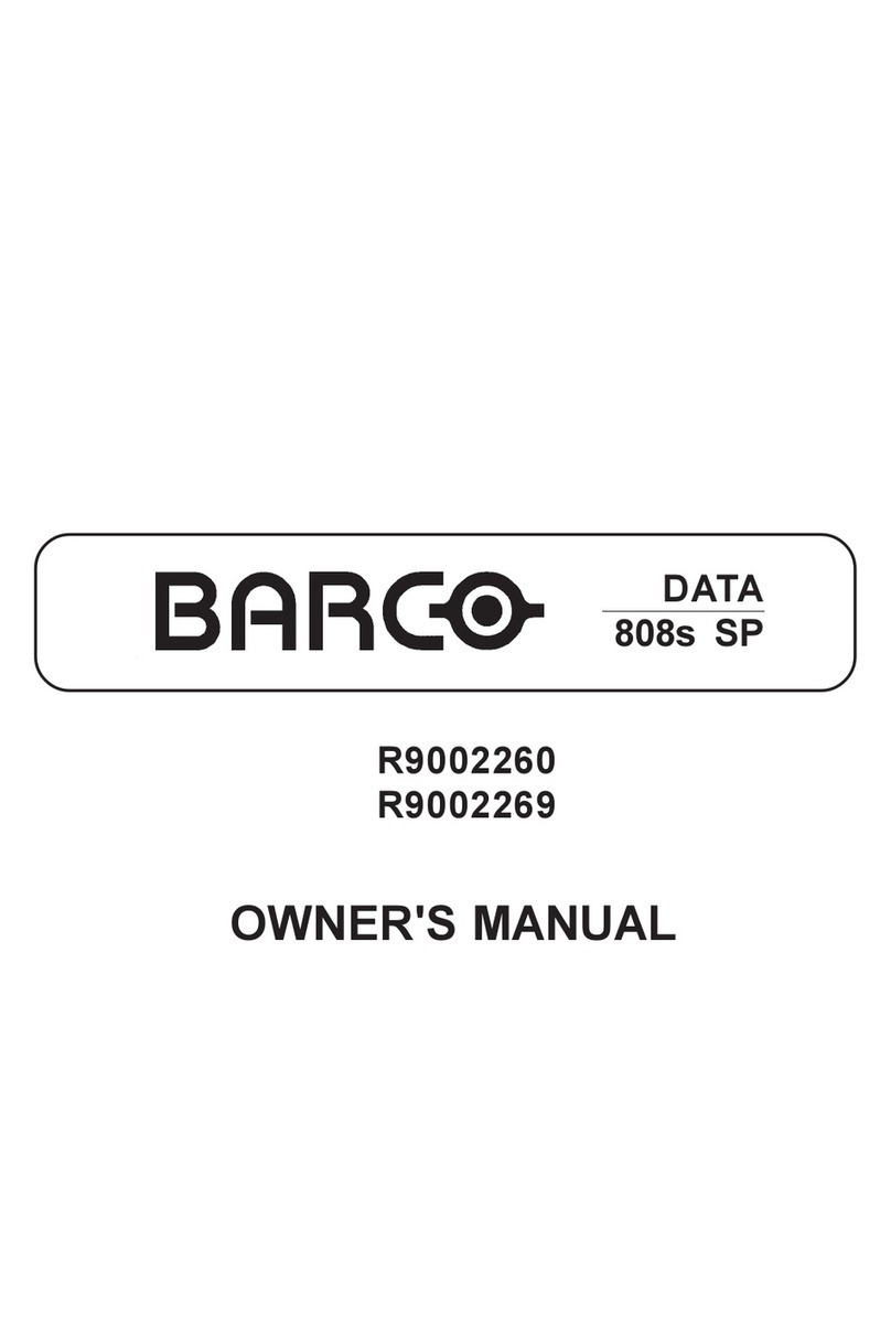 Barco R9002260 User manual