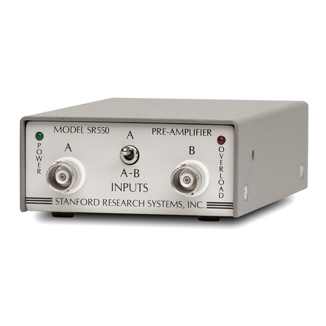 SRS Labs SR550 Operation manual