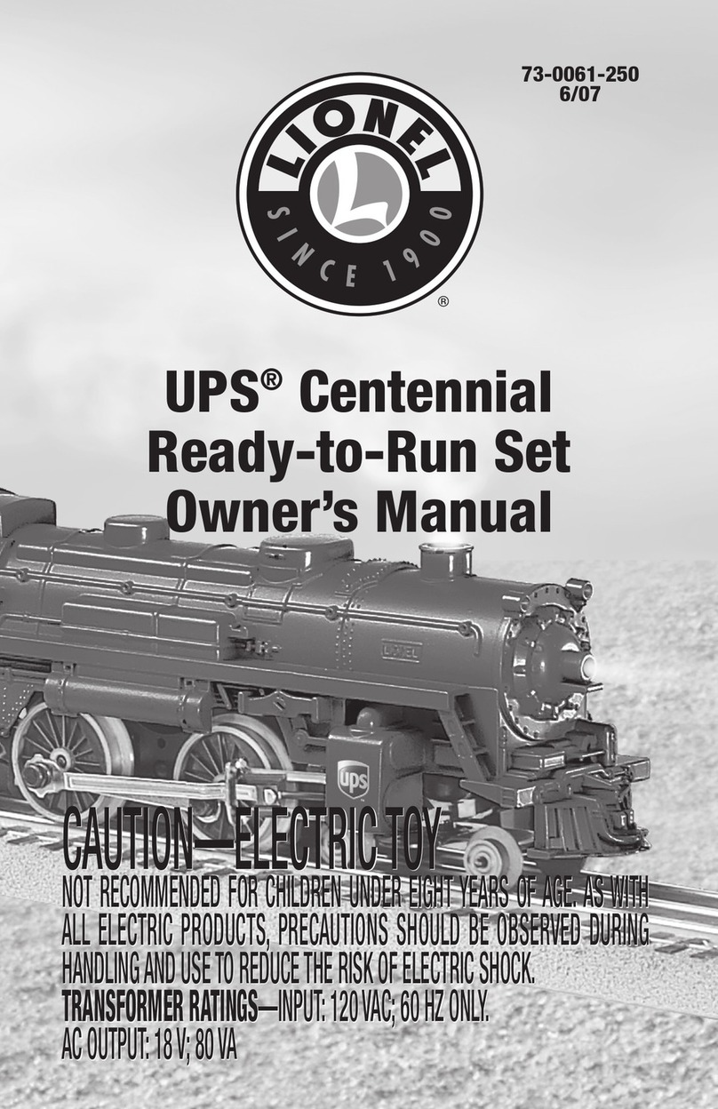 Lionel UPS Centennial owner's manual