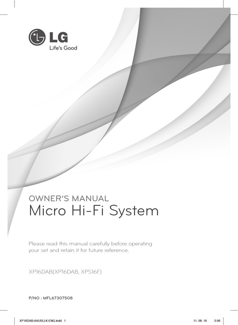 LG XP16DAB User manual
