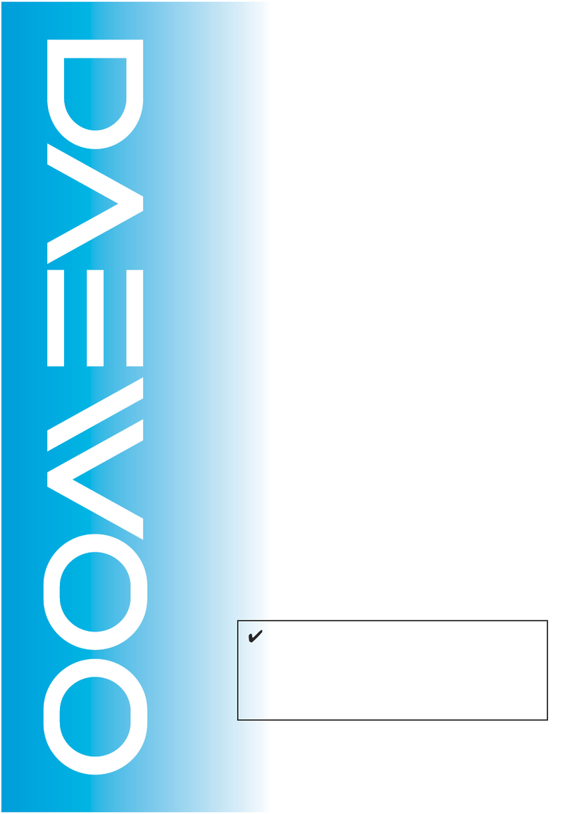 Daewoo DWD-F1011 User manual
