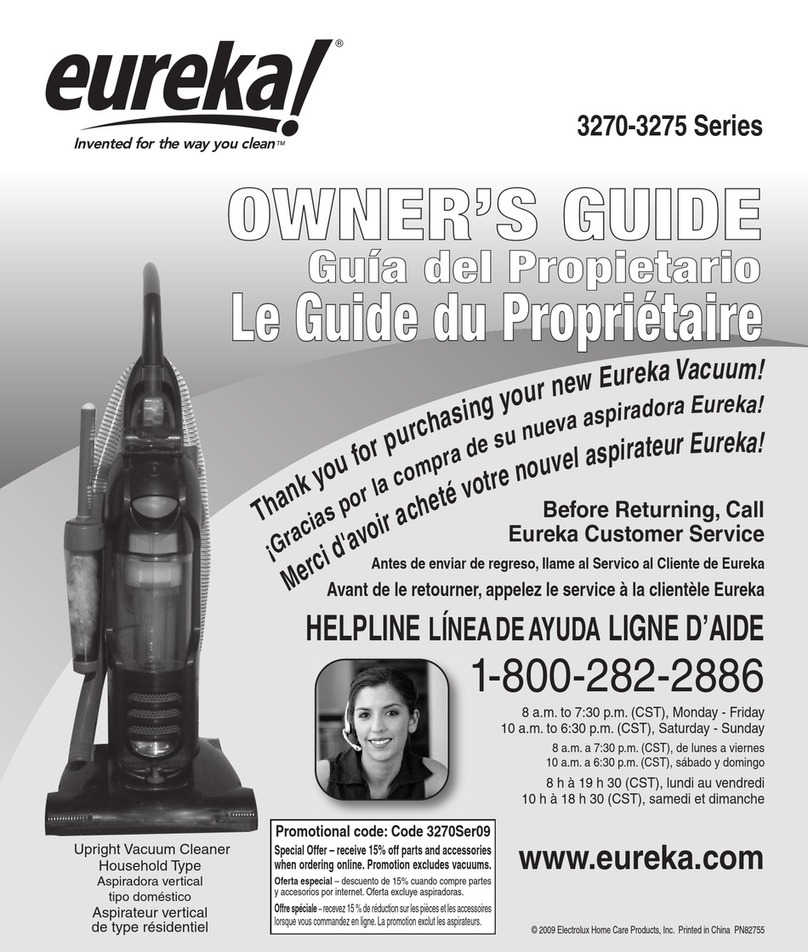 Eureka 3270 Series User manual