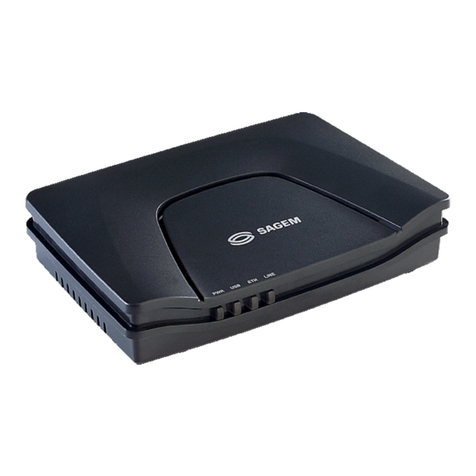 Sagem F@ST 1200 User manual