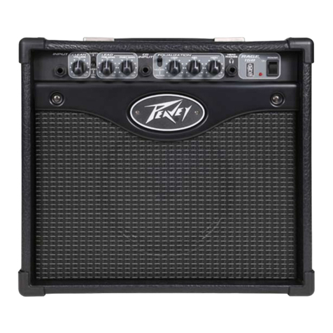 Peavey RAGE 158 TRANSTUBE Series User manual