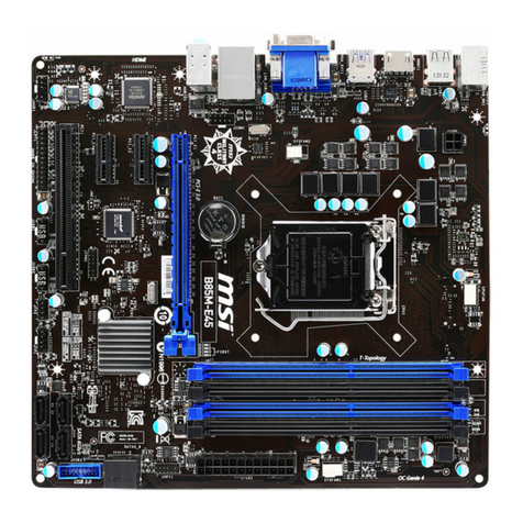 MSI B85M-E45 User manual
