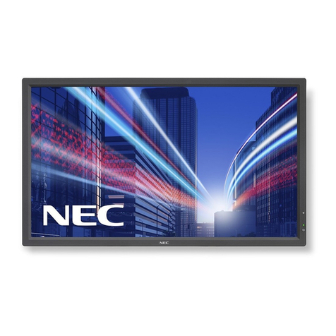 NEC MultiSync V323-2 User manual