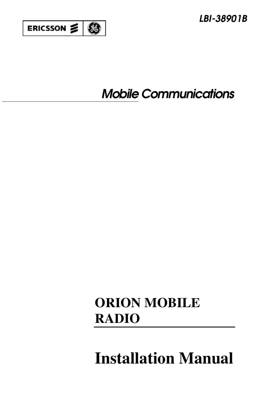 Ericsson LBI-38901B User manual