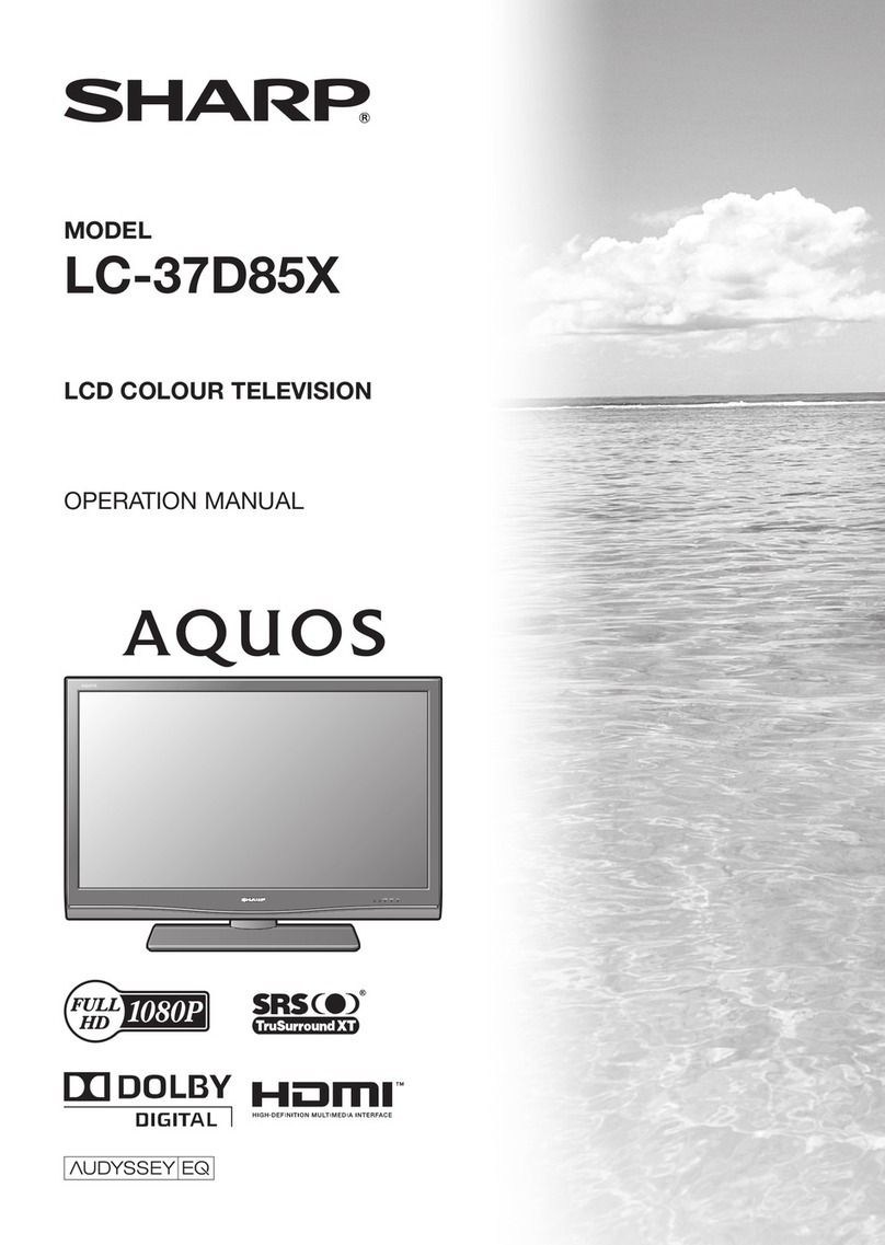 Sharp LC-37D85X User manual