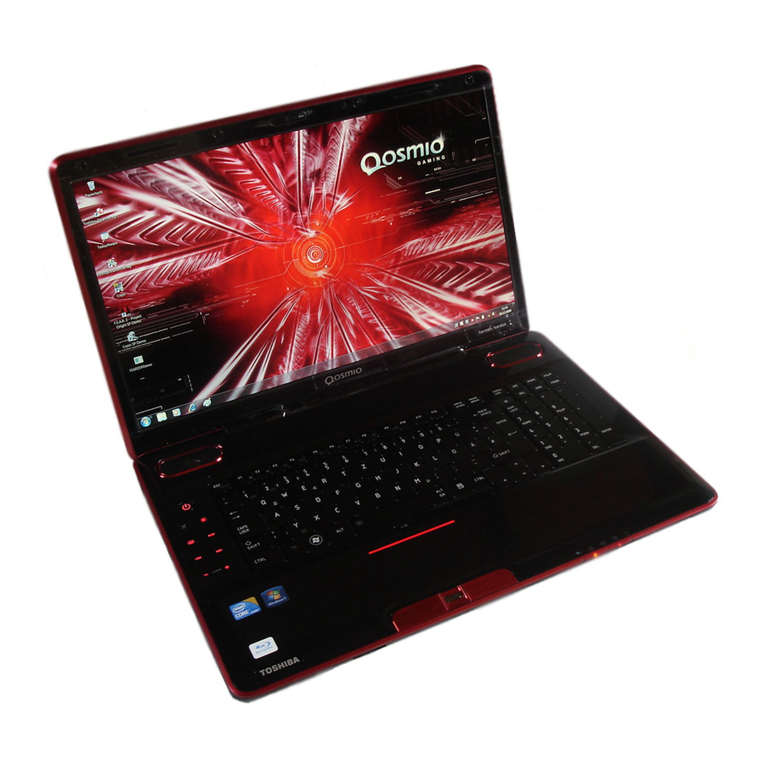 Toshiba Qosmio X500 User manual