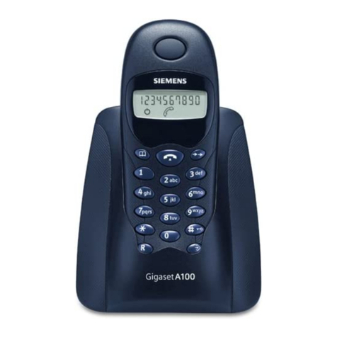 Siemens Gigaset A100 User manual