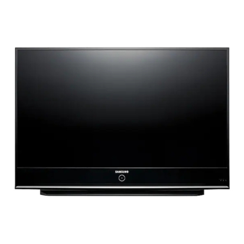 Samsung HL-T5087S - 50" Rear Projection TV User manual