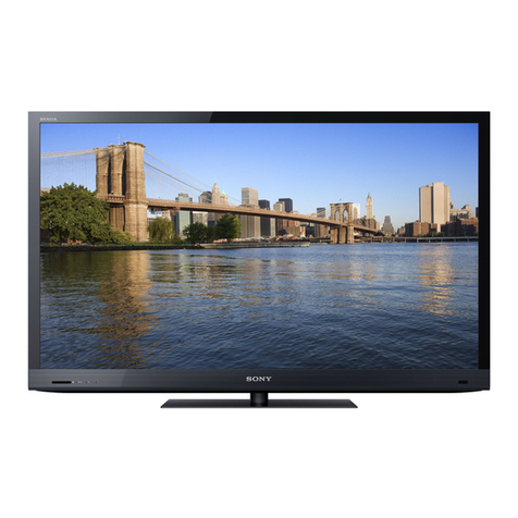 Sony BRAVIA KDL-46HX729 Installation and operation manual