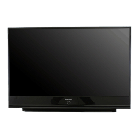 Samsung HL-T5687S - 56" Rear Projection TV User manual