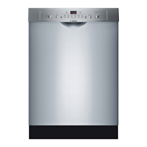 Bosch SHE3AR75UC User manual