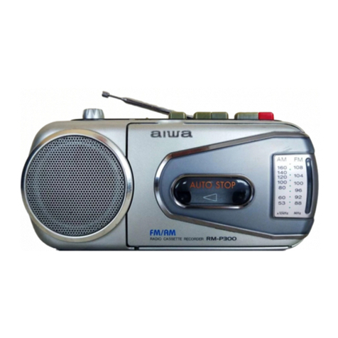 Aiwa RM-P300 Series Service manual