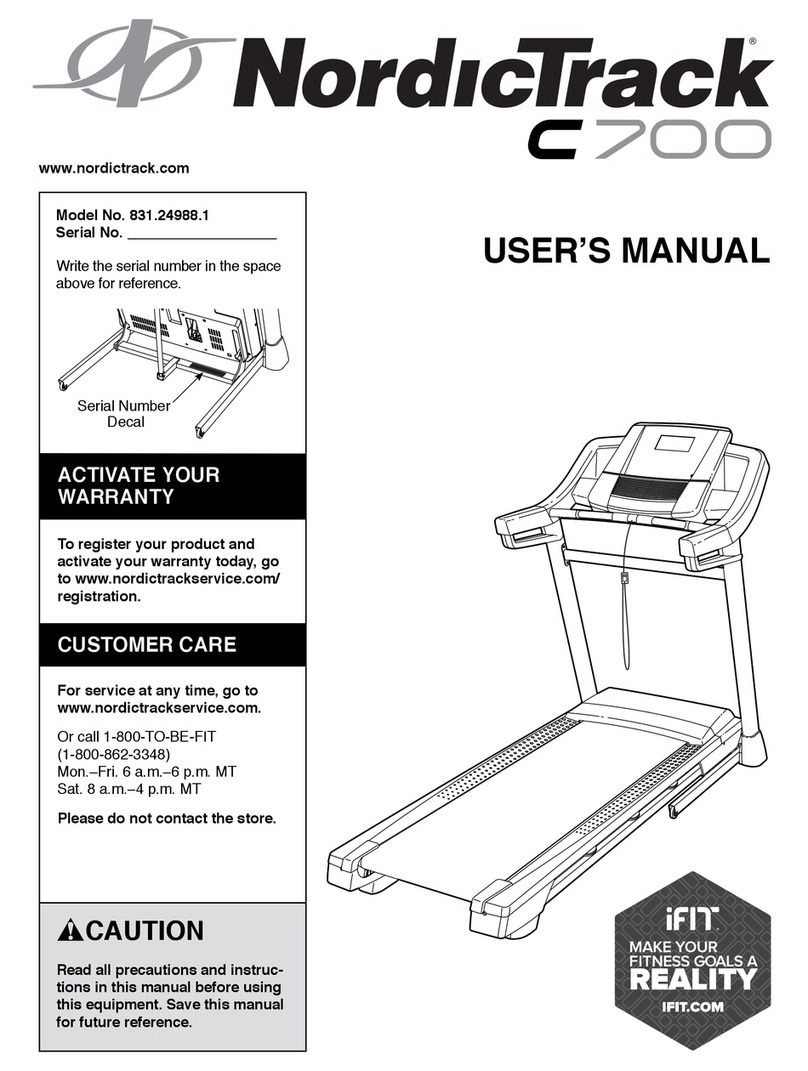 NordicTrack 831.24988.1 user manual