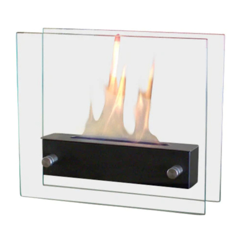 Nu-Flame IRRADIA NOIR Instructions for use and safety
