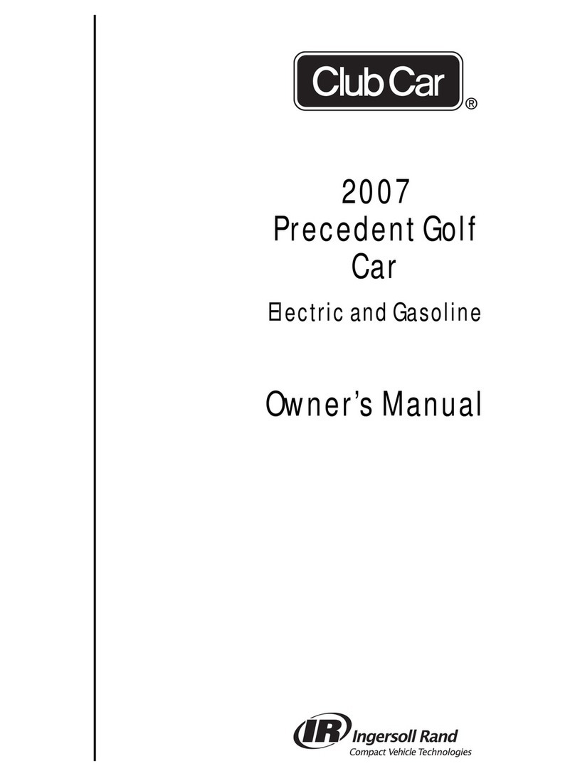 Club Car 2007 Precedent User manual Club Car 2007 Precedent User manual