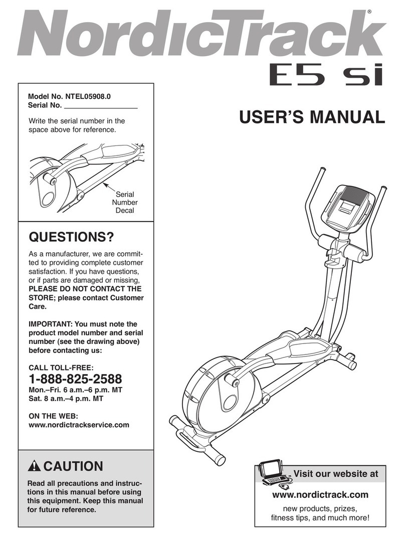NordicTrack NTEL05908.0 user manual