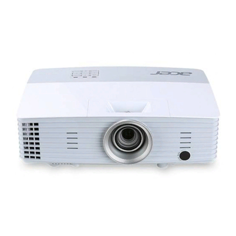 Acer X1185 Series User manual Acer X1185 Series User manual