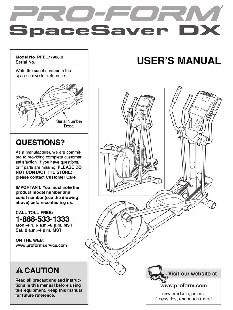 Pro-Form PFEL77908.0 User manual Pro-Form PFEL77908.0 User manual