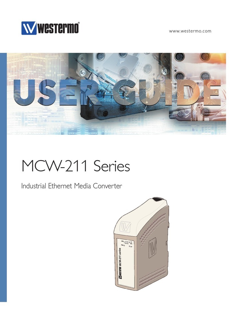 Westermo MCW-211 SERIES user guide