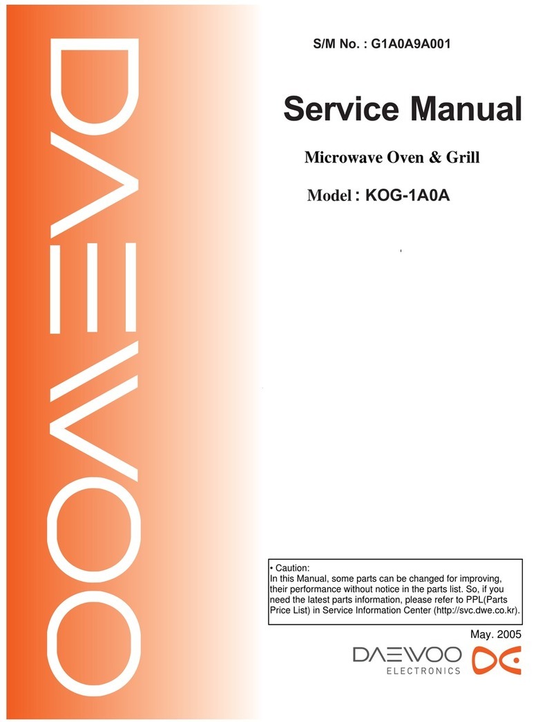 Daewoo KOG-1A0A User manual