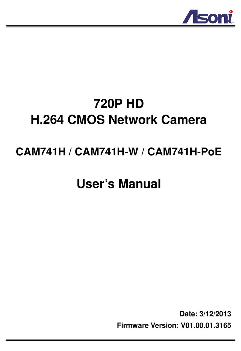 Asoni CAM741H user manual