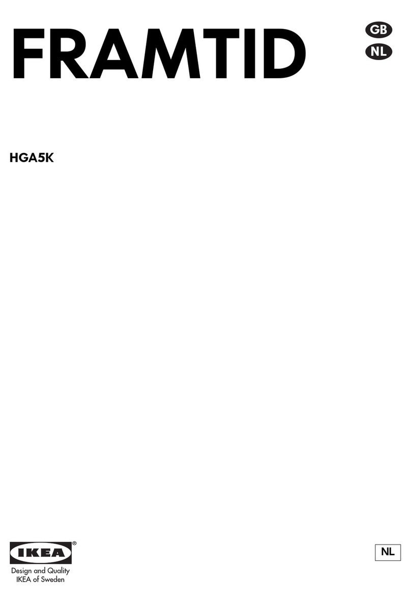IKEA FRAMTID HGA5K User manual