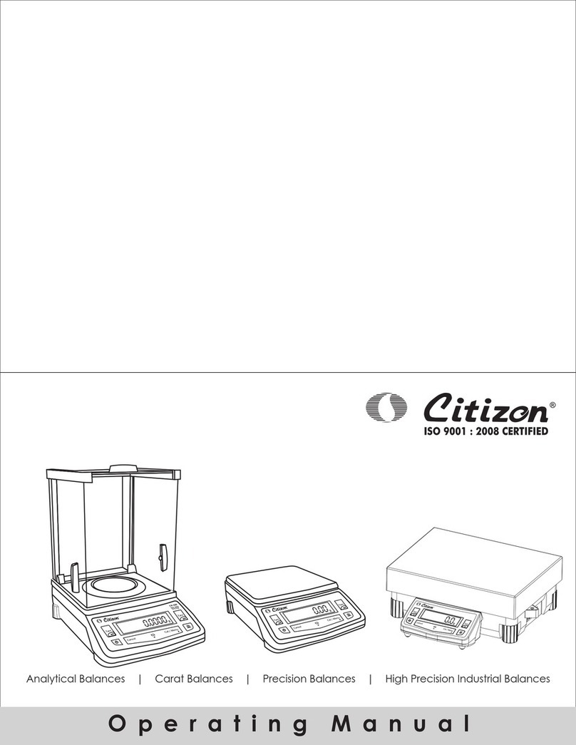 Citizen CX 301 operating manual