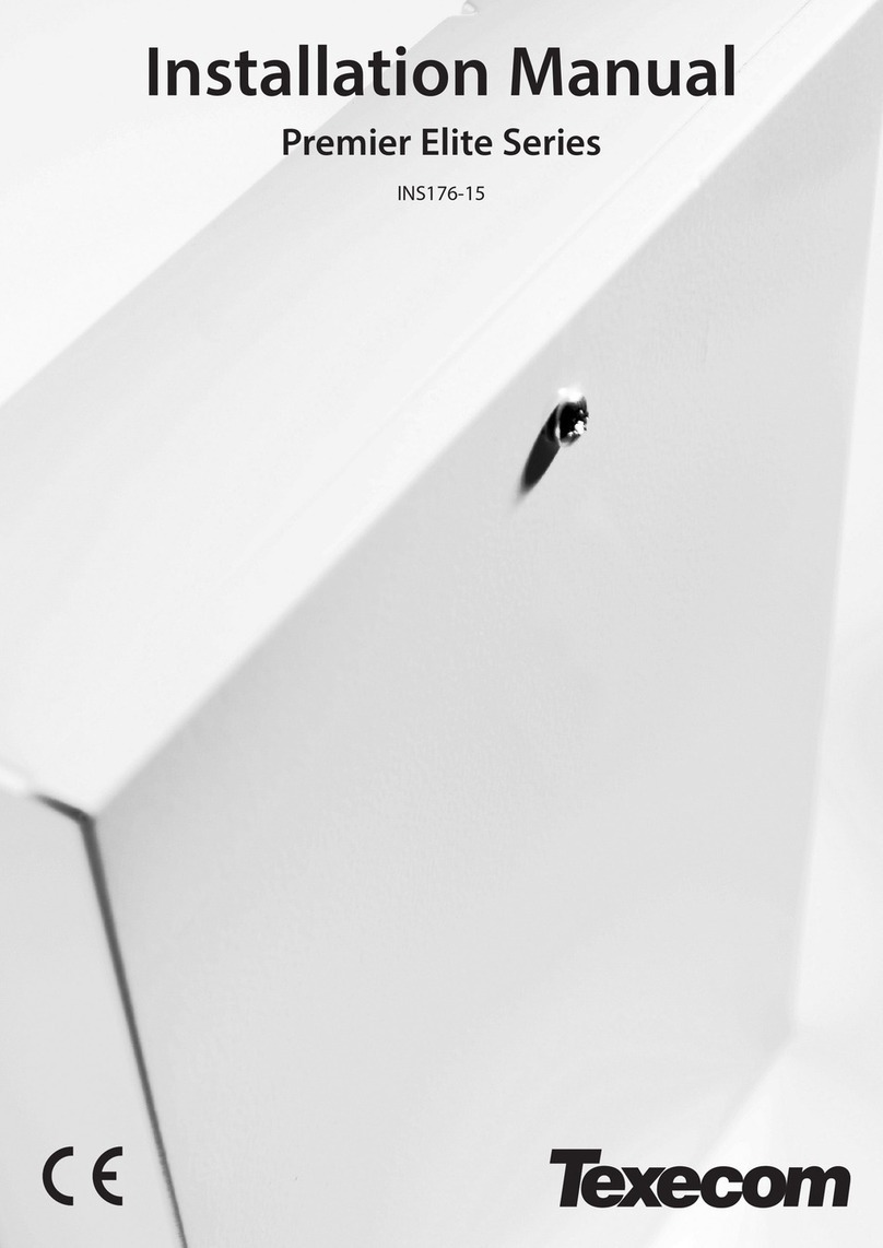 Texecom Premier Elite Series User manual