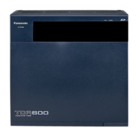 Panasonic TDA-600 User manual