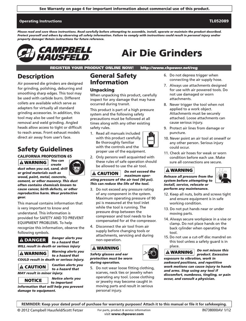 Campbell Hausfeld tl052089 operating instructions