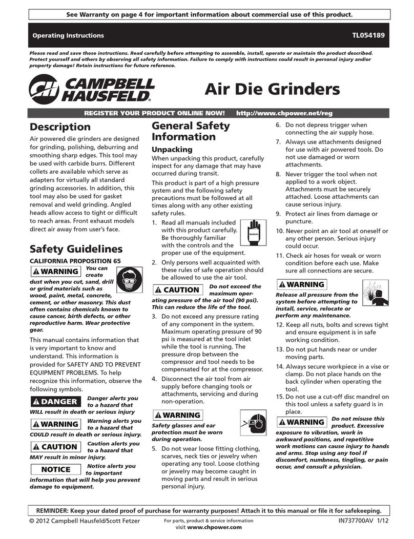 Campbell Hausfeld TL054189 User manual
