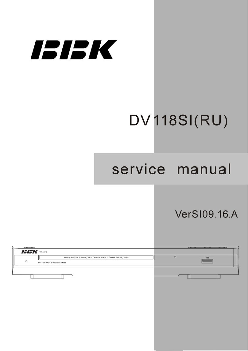 BBK DV118SI Service manual